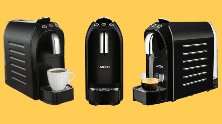 Préparez rapidement un expresso de qualité avec la machine à café AICOK spécial capsules Nespresso