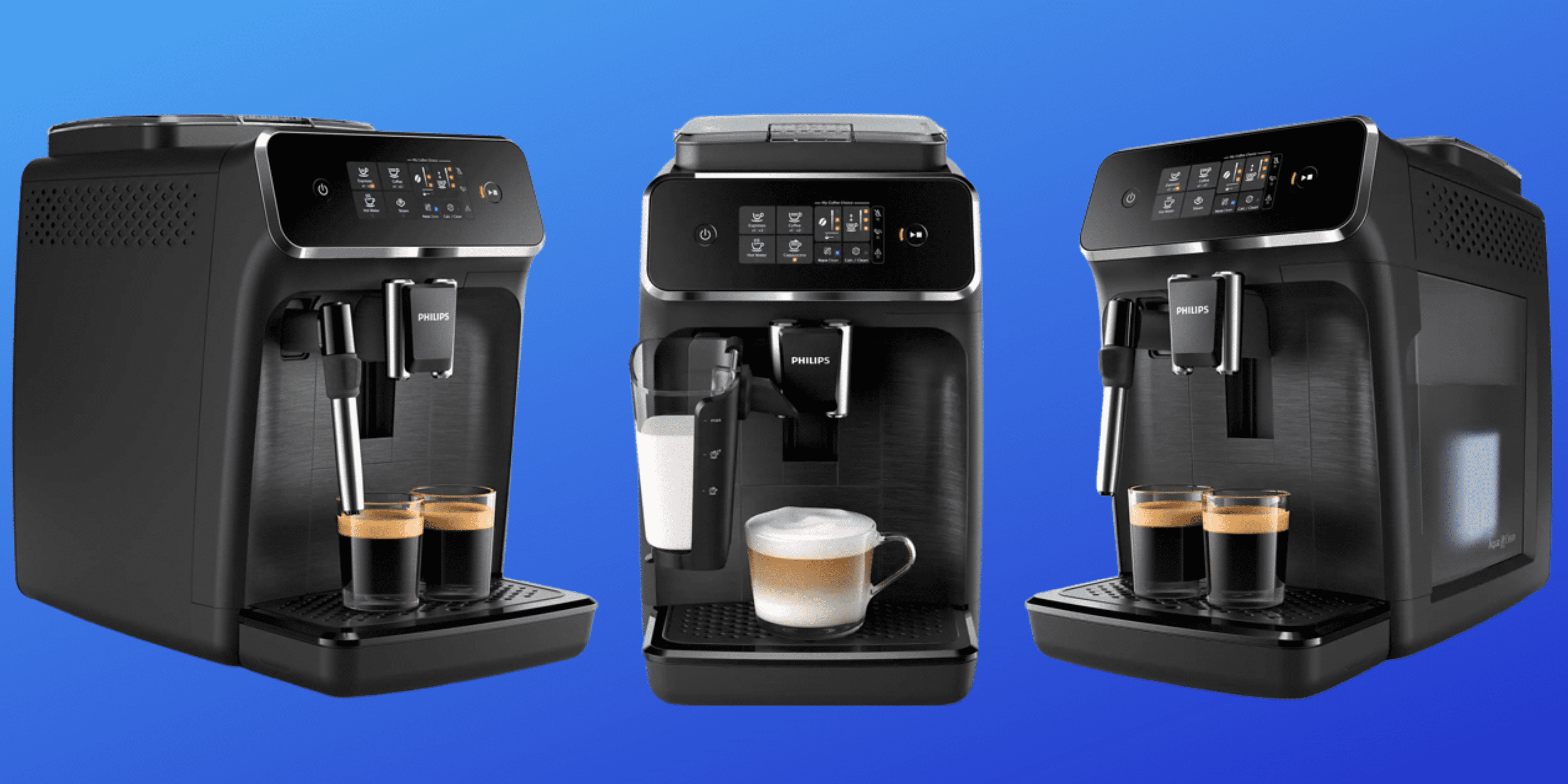 Philips LatteGo : machines à café avec boissons lactées