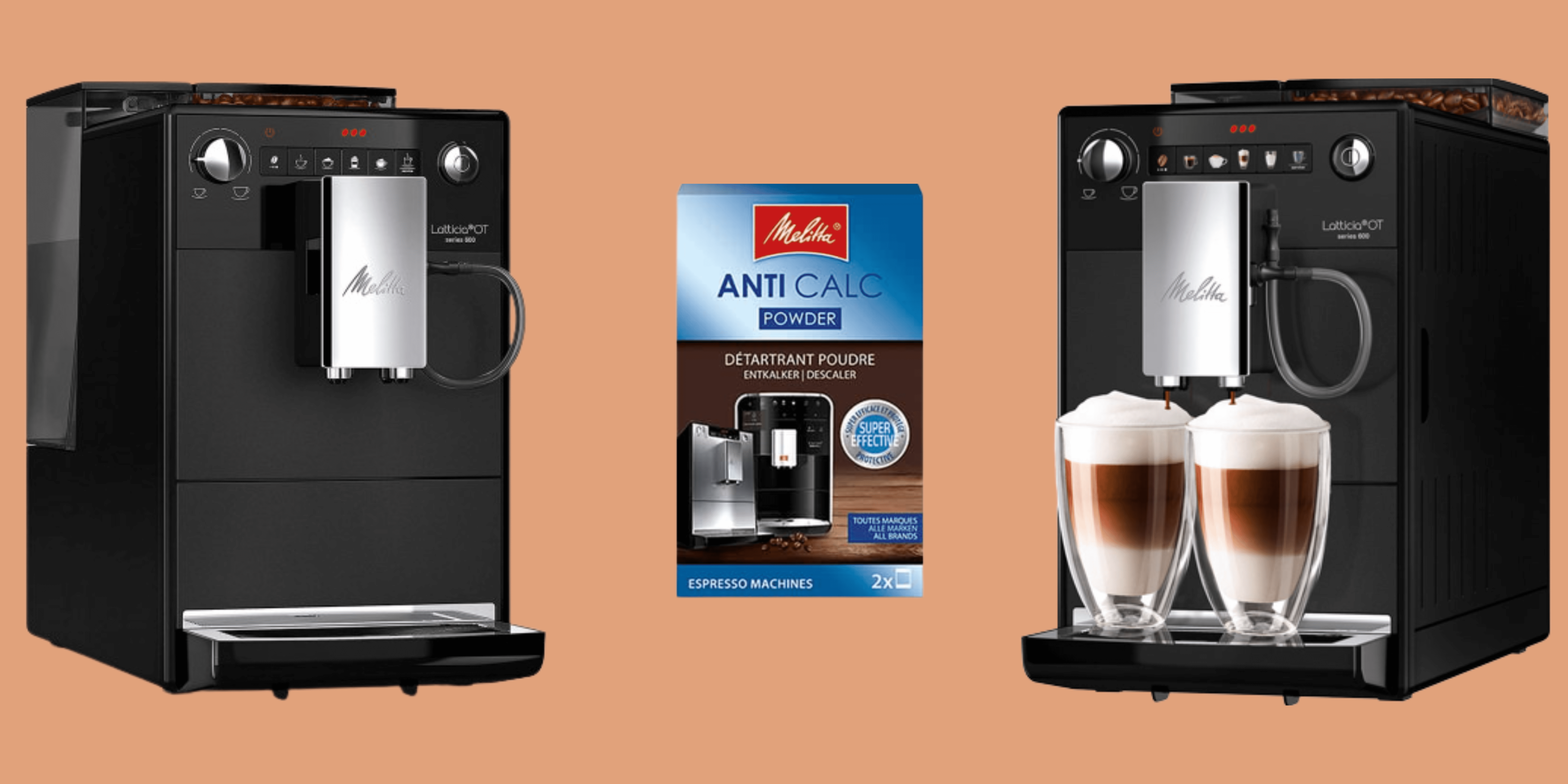 MELITTA Détartrant machines à café toutes marques liquide pas cher 